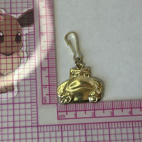 Snorlax Pokemon Metal Key Chain Charm Nintendo Vintage - Picture 1 of 3